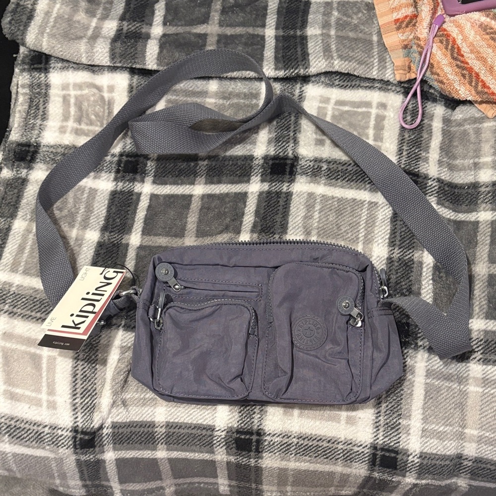 Kipling Charcoal Belt Bag